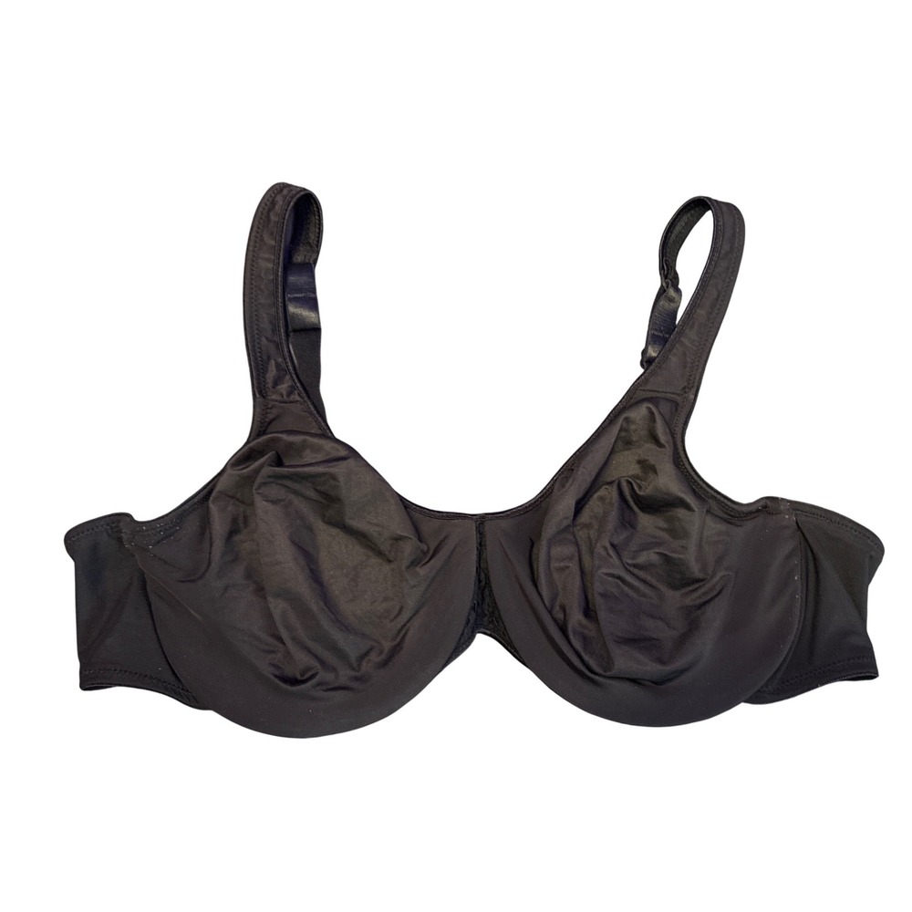 Bali Womens Black Unlined Full Figure‎ Underwire Bra, 42C
